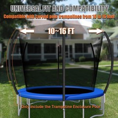 Trampoline Poles Replacement, Universal Trampoline Replacement Enclosure Pole