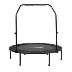 Foldable Mini Trampoline for Home Gym – Adjustable Handle, Heavy-Duty Frame, 440