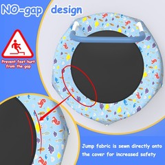28inch Toddler Trampoline for Kids with Handle, Baby Gifts for Boys and Girls