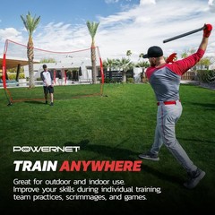 16×10 Red Portable Sports Rebounder Net for Baseball Soccer &more
