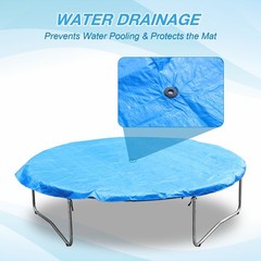 Round Trampoline Weather Rain Protective Cover Waterproof Fits 8/10/12/15FT