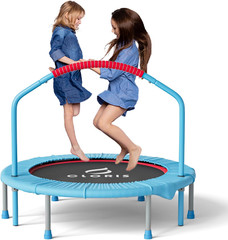 38In/48In Folding Trampoline – Max Load 220Lbs / 450Lbs Trampoline Rebounder Tra