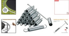 Heavy Duty Stainless Steel Trampoline Replacement Set – 16 Pack with Tools