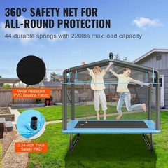 Recreational Trampoline VEVOR 6ft Safety Enclosure Net