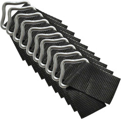Trampoline Triangle Buckle, 10pcs Triangle Rings, High Strength Metal for Replac