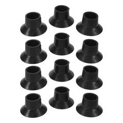 12Pcs Trampoline Leg Covers Black Rubber Foot Pads Anti Skid Durable Replacement