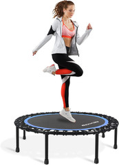 40″-48″ Silent Mini Trampoline Fitness Trampoline Bungee Rebounder Jumping Cardi