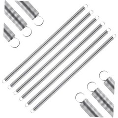 pcs Extension Springs,304 Stainless Steel Extension Springs 0.03″x0.4″x11.8″ 6