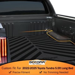 GEEDAR Heavy Duty Rubber Bed Mat for Toyota Tundra 5.5 ft Bed Liner, 2022 202…