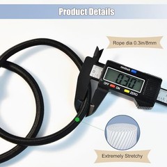 Trampoline Replacement Bungee Cords，20 PCS 6.6 in Bungee Cords Without Ball