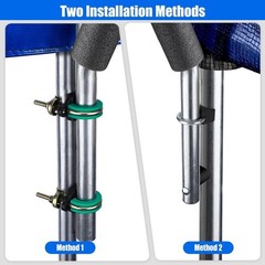 Trampoline Poles Replacement, Universal Trampoline Replacement Enclosure Pole…