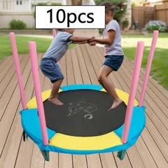 10Pcs Trampoline Pole Covers Protector Portable Tube Padding for Park Outdoor