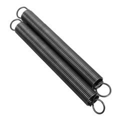 2 Pcs Small Wire Springs Hooked Tension for Extension with Double Hooks