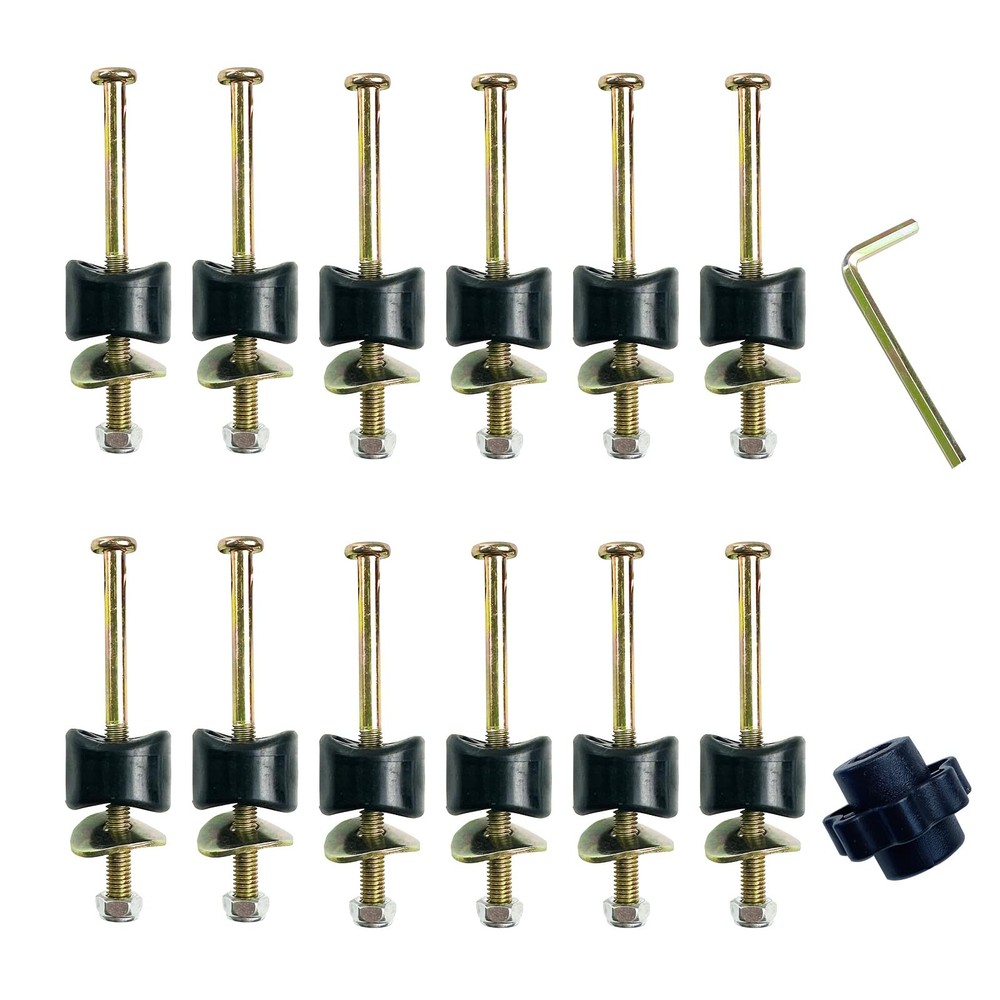 Trampoline Screws and Bolts, 12 Pcs, M6 x 3.74inches/95mm