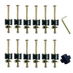 Trampoline Screws and Bolts, 12 Pcs, M6 x 3.74inches/95mm