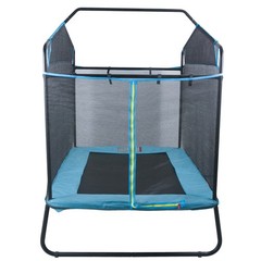 VEVOR 6FT Trampoline for Kids Toddlers with Enclosure Net Gymnastics Bar Hammock