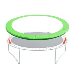 10/ 12/14/15FT Trampoline Safety Pad Replacement Universal Waterproof – Green