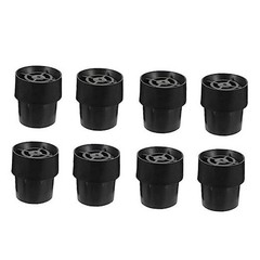 Trampoline Leg Caps: 8pcs Replacement Mini Trampoline Leg Cap Tips Black