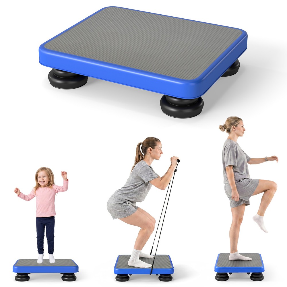 24” x 20” Kids Rebounder Bouncing Board with Elastic Rope, Non-Slip Base & Feet