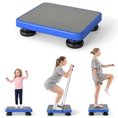 24” x 20” Kids Rebounder Bouncing Board with Elastic Rope, Non-Slip Base & Feet