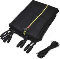Trampoline Safety Net w/Adjustable Straps, 8 10 12 14 15 16Ft Weather-Resista…