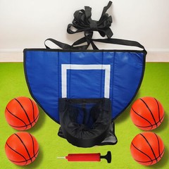 Trampoline Basketball Hoop Children Soft Basketball Hoop Attachment With Ball