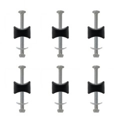 Steel Long Trampoline Screws Jump Stability Replacement Parts 8×94 mm 6 PCS