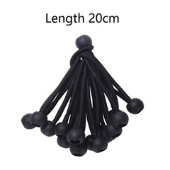 36x Ball Bungee Cords Lightweight Elastic Bungee Ropes for Tent Canopy Wires