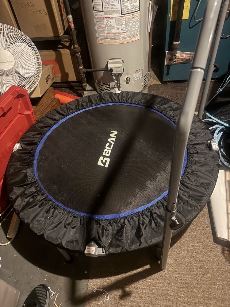 SereneLife SLSPT409 Portable Foldable Trampoline 40 inch Mini Rebounder with…