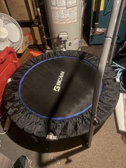 SereneLife SLSPT409 Portable Foldable Trampoline 40 inch Mini Rebounder with…