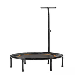 40 In. Fitness Trampoline with T-Shaped Handlebar-Compact, Stable, and Built for