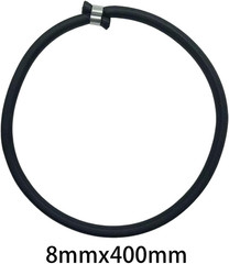 10Pcs Trampoline Elastic Rope Elastic Ties Aluminum Buckle Trampoline Accessorie