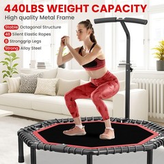 Fitness Rebounder Trampoline 50″ Octagonal Adults