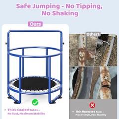 Kids Trampoline Yohood 55 Inch With Enclosure 6 In 1 Outdoor
