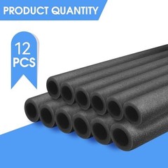 Trampoline Pole Covers 1.26″ Diameter Foam Sleeves, 38″ Protective Tubes, Set of