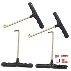 4 Pack Trampoline Spring Pulling Tool T-Hook Extension Puller with Ergonomic