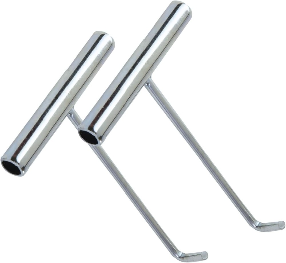 2 Pack Stainless Steel Trampoline Spring Puller Tools T-Hook for Easy Install