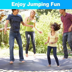 Durable Trampoline Replacement Mat for 12FT-15FT Frames, Water & UV Resistant
