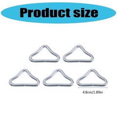 50Pcs Trampoline Triangular Buckle Replaceable Trampoline Mat Triangle Rings