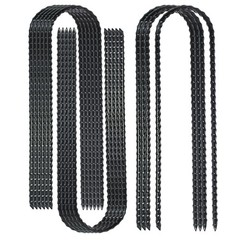 24 PCS 10 Inch Trampoline Stakes Heavy Duty U Shaped Rebar Ground Anchors