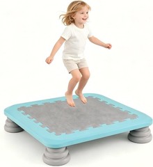 Mini Trampoline 220 LBS Bounce Board W/ Non-Slip Base 25Inch Heavy Duty Sensory