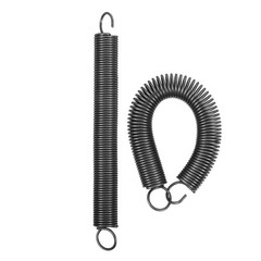 2 Pcs Small Wire Springs Hooked Tension for Extension with Double Hooks