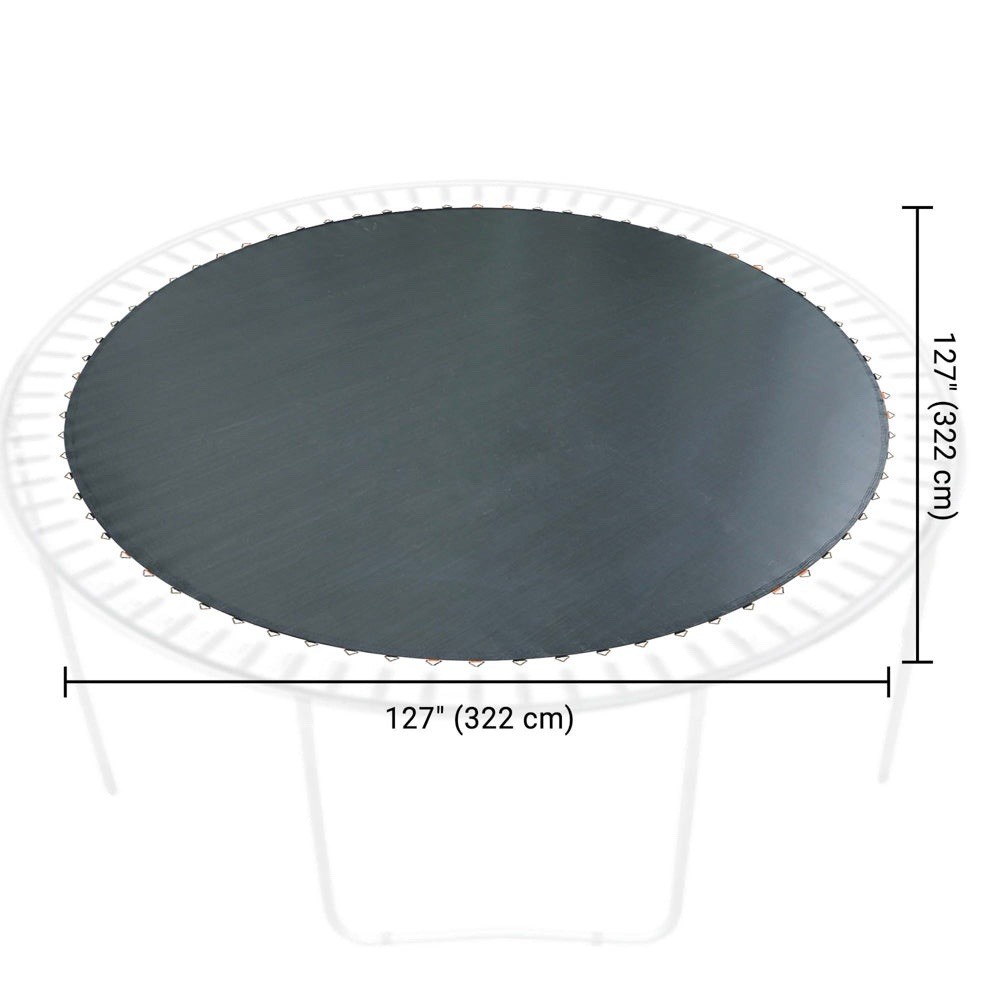 Universal Trampoline Replacement Jumping Mat 14 ft. 96 v-rings x 7″ springs