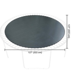 Universal Trampoline Replacement Jumping Mat 14 ft. 96 v-rings x 7″ springs