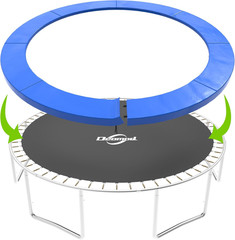 Trampoline Pad, 10FT 12FT 14FT Trampoline Replacement Safety Pad, Universal Tram