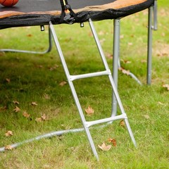 Upgrade- 14FT Trampoline with Basketball Hoop Inflator and Ladder