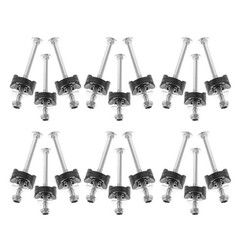 18Pcs Durable Galvanized Steel Trampoline Screws for Outdoor Frame Repair Kids