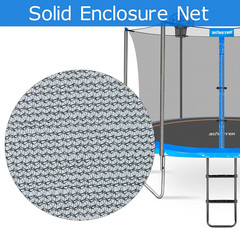 Trampoline Replacement Safety Enclosure Net for 6 Straight Poles round Frame Tra