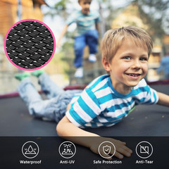 Trampoline for Kids,400Lbs Outdoor Trampoline with Net-Astm Approved Trampoline