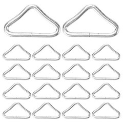 30Pcs Durable Triangle Ring Buckles Trampoline Accessory Zinc Steel Material